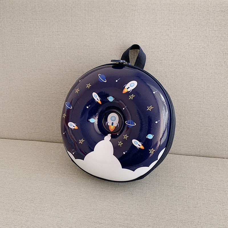 Venta al por mayor Bolso de escuela de los niños de la rosquilla del arco iris de nylon al por mayor